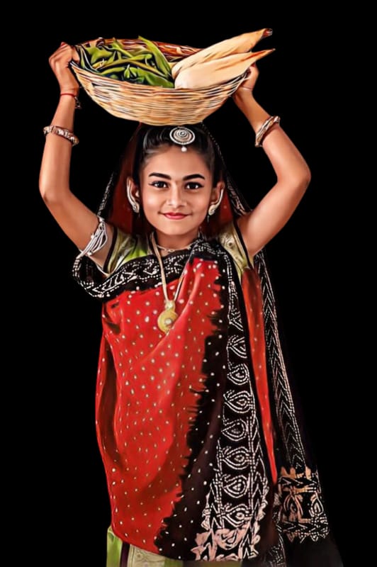 Kokni tribe festival dancer